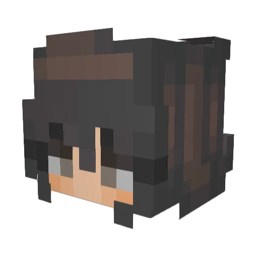 Chelhurt Minecraft avatar head, 3D render