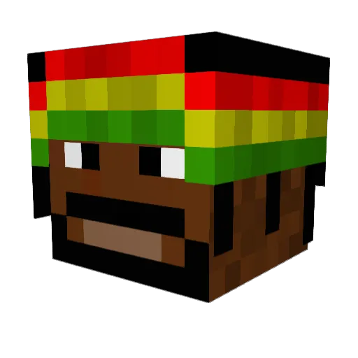 Cheliosss Minecraft avatar head, 3D render