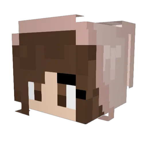 Chellybunny Minecraft avatar head, 3D render