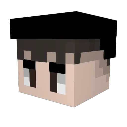 CheloNN Minecraft avatar head, 3D render
