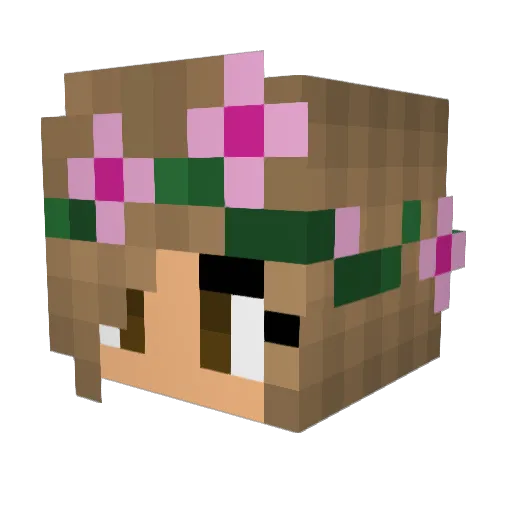 ChelseaBeth1113 Minecraft avatar head, 3D render