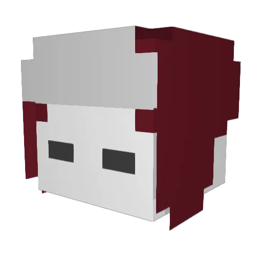 ChelseaSmilez Minecraft avatar head, 3D render