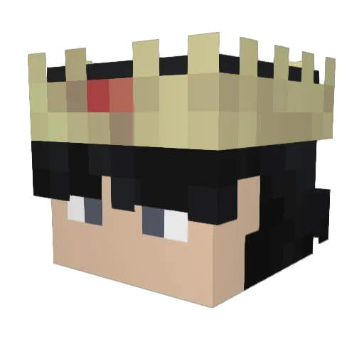 CheluLliks7552 Minecraft avatar head, 3D render