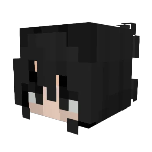 ChemOran Minecraft avatar head, 3D render