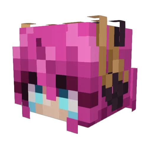 ChemPrince26 Minecraft avatar head, 3D render