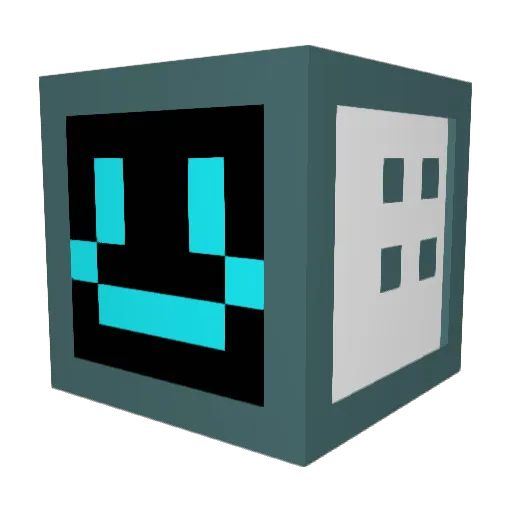ChemaPool Minecraft avatar head, 3D render