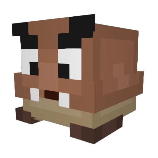 ChemicalGoomba Minecraft avatar head, 3D render