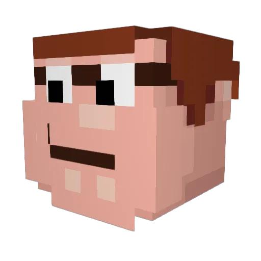 ChemicalJarl690 Minecraft avatar head, 3D render