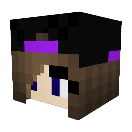 Chemical_Nights Minecraft avatar head, 3D render