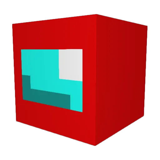 Chemicalapu Minecraft avatar head, 3D render