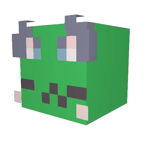 ChemistOnOgu Minecraft avatar head, 3D render