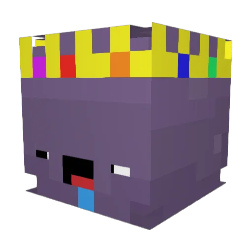Chempie Minecraft avatar head, 3D render