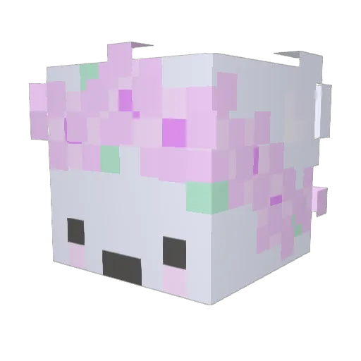 ChenNong Minecraft avatar head, 3D render