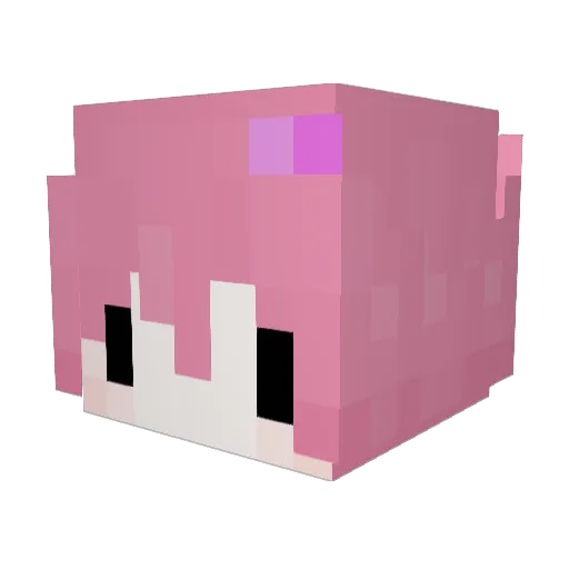 Chen_Yin7 Minecraft avatar head, 3D render
