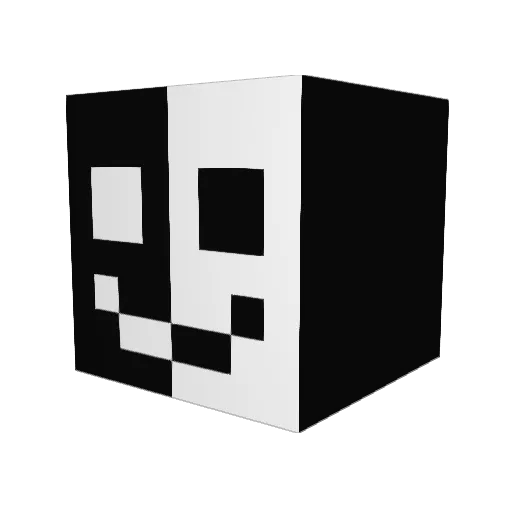 Chenbai_0897 Minecraft avatar head, 3D render