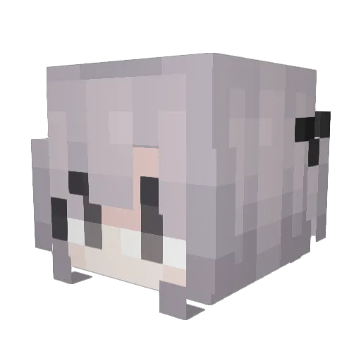 Cheney021 Minecraft avatar head, 3D render