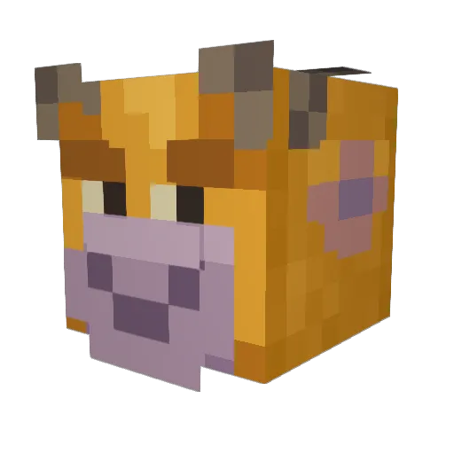 ChengWeiHaHa Minecraft avatar head, 3D render