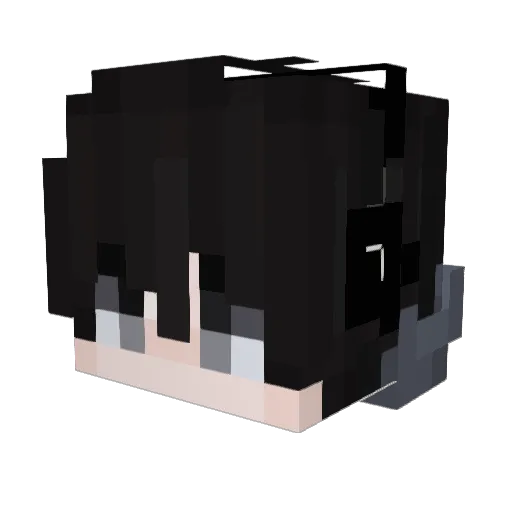 Cheng_Yin Minecraft avatar head, 3D render