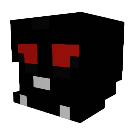 ChengduJ20 Minecraft avatar head, 3D render