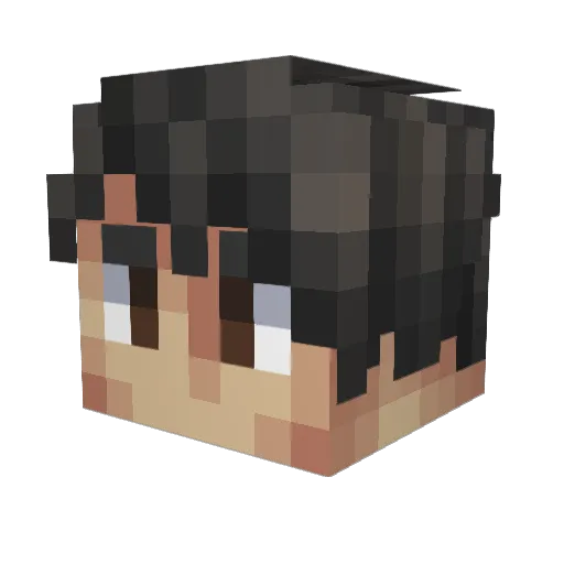 Chengge_ever Minecraft avatar head, 3D render