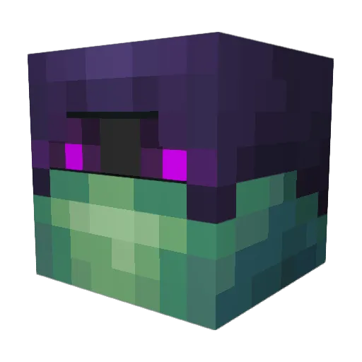 Chenkowe Minecraft avatar head, 3D render
