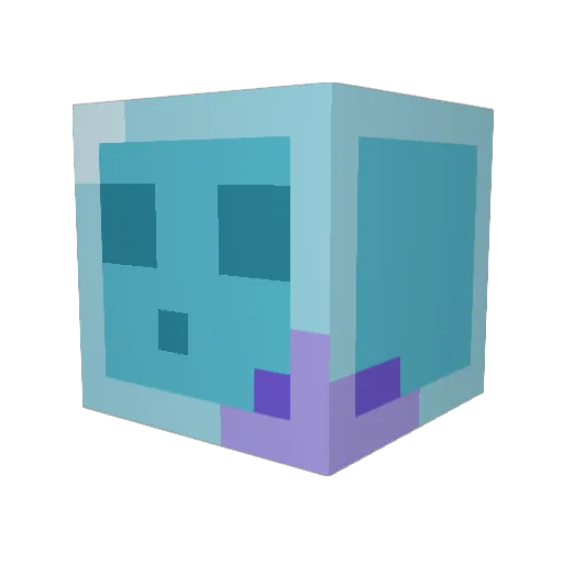 Chenya__ Minecraft avatar head, 3D render