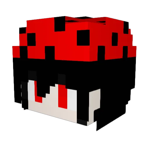 CheonHo01 Minecraft avatar head, 3D render