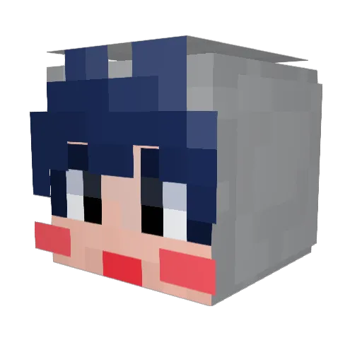 Cheongdam446 Minecraft avatar head, 3D render