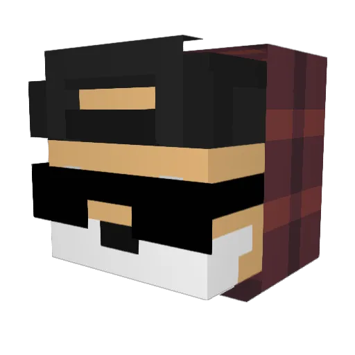 Chepe_Mj Minecraft avatar head, 3D render