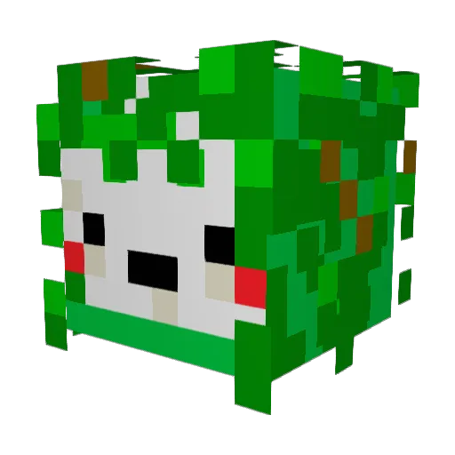 Chepirepi_ Minecraft avatar head, 3D render