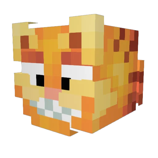 Chepix Minecraft avatar head, 3D render