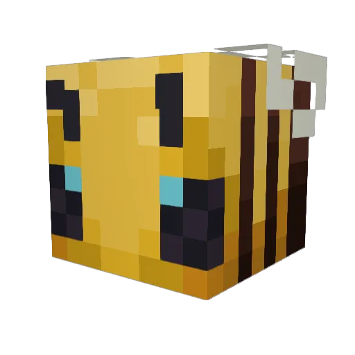 Chequille Minecraft avatar head, 3D render