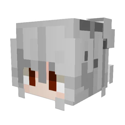 Minecraft-Avatar von Cherb89: Kopf als 3D-Render