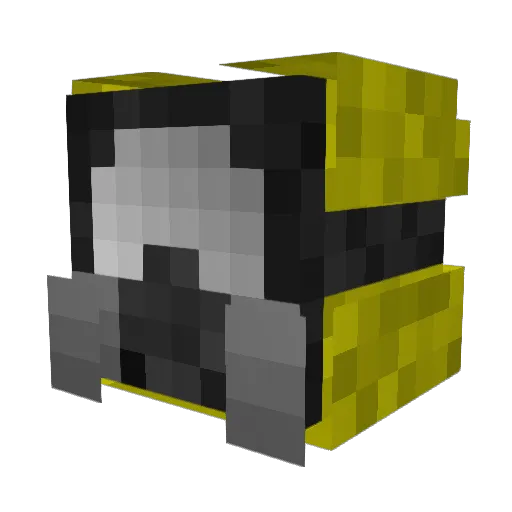Chern0byl Minecraft avatar head, 3D render