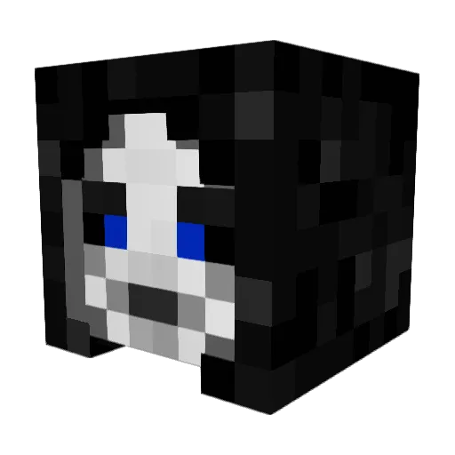 ChernobylRadio Minecraft avatar head, 3D render