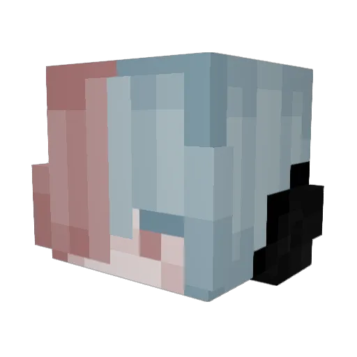 CherriPiie Minecraft avatar head, 3D render