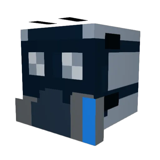 Cherry471 Minecraft avatar head, 3D render