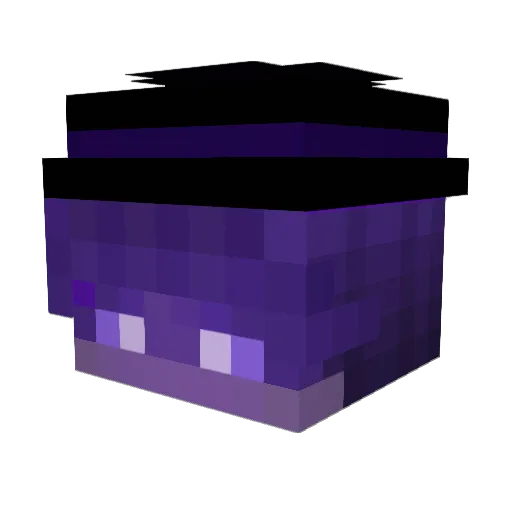 CherryBIossm Minecraft avatar head, 3D render