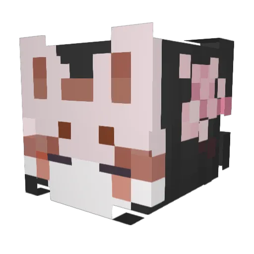 CherryBm85 Minecraft avatar head, 3D render