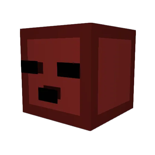 CherryBomb974 Minecraft avatar head, 3D render