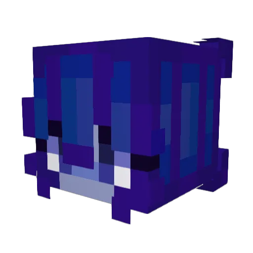 CherryMoon4 Minecraft avatar head, 3D render