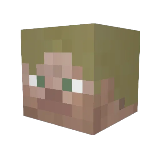 CherrySteinz Minecraft avatar head, 3D render