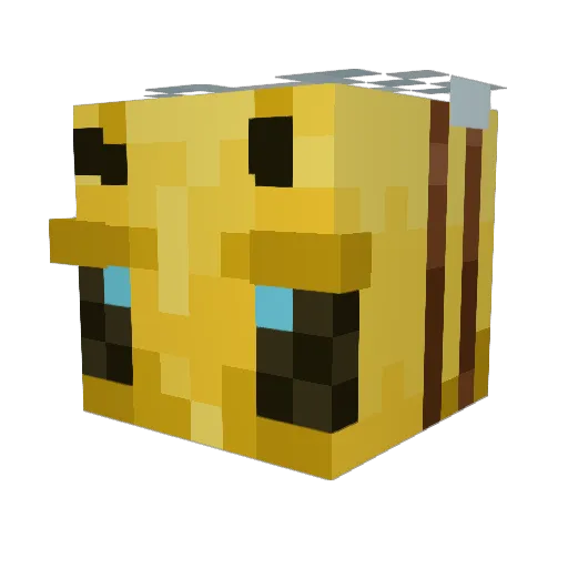 CherryWyrm Minecraft avatar head, 3D render