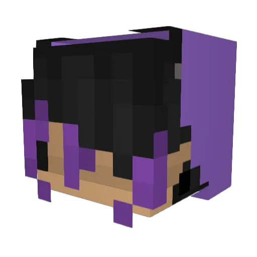 Cherry_BerryXLQ Minecraft avatar head, 3D render