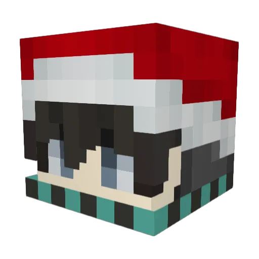 Cherry_Dreamland Minecraft avatar head, 3D render
