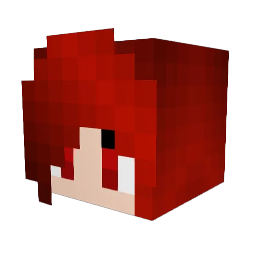 Cherry_Pau923 Minecraft avatar head, 3D render