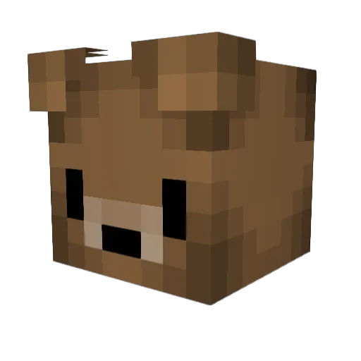 Chersus4Ever Minecraft avatar head, 3D render