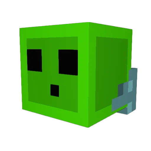 Chertan Minecraft avatar head, 3D render