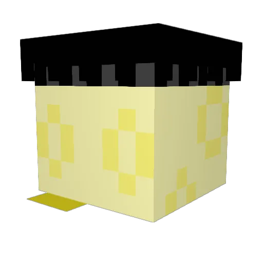 Cherub94 Minecraft avatar head, 3D render