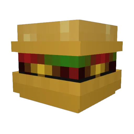 ChesBurrgerr Minecraft avatar head, 3D render